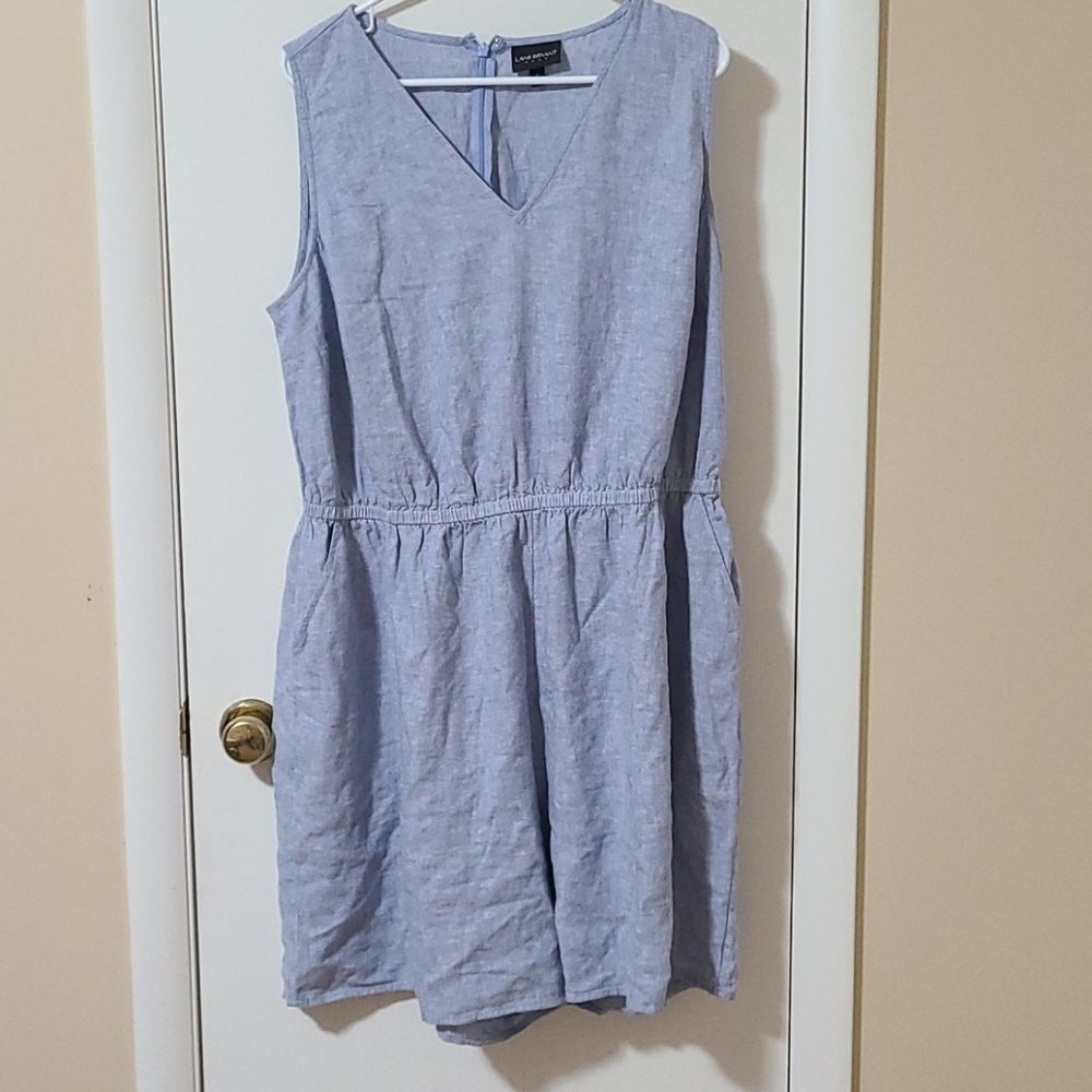 Lane Bryant Blue Romper